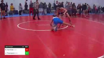 145 lbs Semifinal - Rowan Hartman, Huntingdon vs Jordan Thompson, Bradford