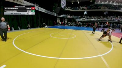 6A 132 lbs Cons. Round 1 - Tania Rincon, Cy-Fair vs Su`nae Burden, Comal Canyon