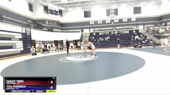 140 lbs Round 1 (4 Team) - Hailey Tibbs, Gold Rush vs Tita Fandrich, Montana