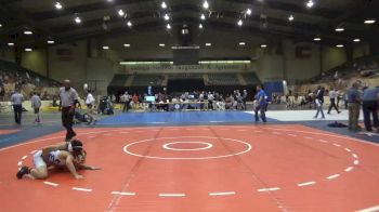 110 lbs Consolation - Konlin Weaver, Unattached vs Jesus Grimaldo, Guerilla Wrestling Academy