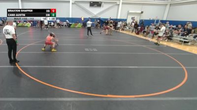113 lbs Champ. Round 4 - Cano Austin, Somerset vs Braxton Shaffer, Unattached