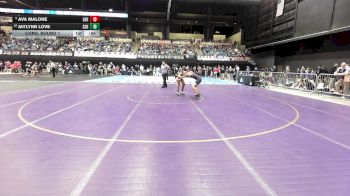 135 lbs Cons. Round 1 - Jaylynn Love, Salina-South HS vs Ava Malone, Goddard-Eisenhower HS