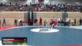 138 lbs Champ. Round 2 - Devin Roberson, Crown Point vs Reed Davison, Westfield High School