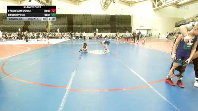 72 lbs Rr Rnd 3 - Tyler San Souci, CT Whale vs Davin Byrne, Williamstown K3