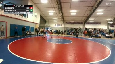 120 lbs Cons. Round 2 - Gavin Dollick, Upton vs Linken Heth, Niobrara County