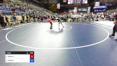 136 lbs Cons 32 #1 - Ja'Ziya Miles, MO vs Jillian Glaski, VT