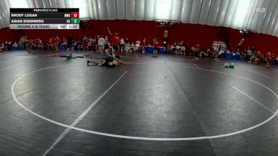 138 lbs Round 3 (8 Team) - Aidan Eisenberg, Grayslake Central vs Brody Logan, Wheaton Warrenville South