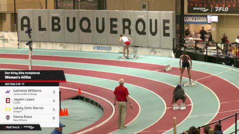 Women's 400m Unseeded, Prelims 3