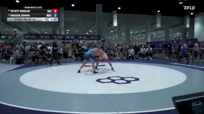70 kg Cons. Rd Of 16 - Wyatt Medlin, Illinois Regional Training Center/Illini WC vs Nikade Zinkin, Nebraska Wrestling Training Center