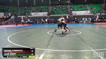 6A 120 lbs Semifinal - Caleb Wright, Mortimer Jordan HS vs Zackary Turberville, Muscle Shoals