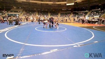 61 lbs Quarterfinal - James Evans, Bartlesville Wrestling Club vs Noah Estes, Purler Wrestling
