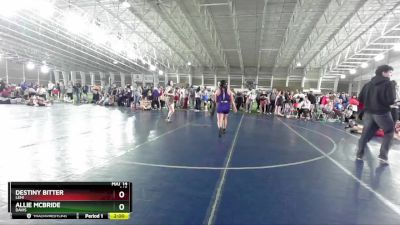 145 lbs Cons. Round 1 - Destiny Bitter, Lehi vs Allie McBride, Davis