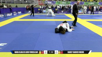 Isabely Sanches Ribeiro vs Maria Clara De Assis Fonseca Bar 2025 Brasileiro Jiu-Jitsu IBJJF