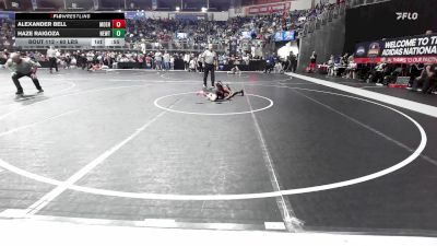 60 lbs Round Of 32 - Alexander Bell, Moen Wrestling Academy vs Haze Raigoza, Newton Wrestling Club