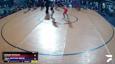 81 lbs Placement Matches (8 Team) - Kynlee Douglas, Utah vs Telia Mata&#699;afa Grove, Hawaii