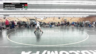 160 lbs Round Of 16 - Austin Dunlap, Williamsport vs William Cowan, Liverpool