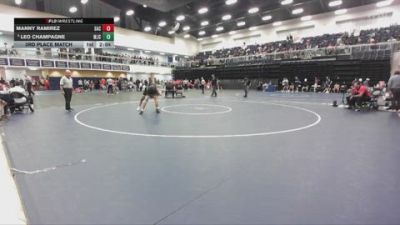141 lbs 3rd Place Match - Leo Champagne, Modesto Junior College vs Manny Ramirez, Santa Ana College