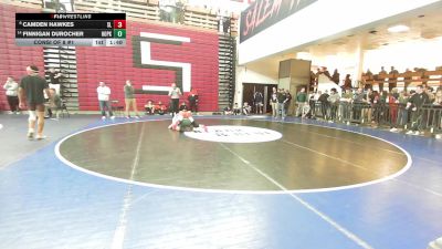 150 lbs Consi Of 8 #1 - Camden Hawkes, Silver Lake vs Finnigan Durocher, Hopkinton