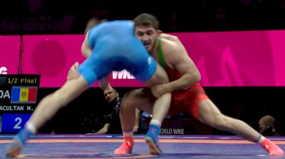 65 kg Semifinal - Haji Aliyev, AZE vs Maxim Sacultan, MDA