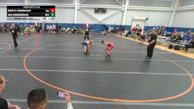 113 lbs Champ. Round 2 - Benito Barnhart, Unattached vs Ian Henderson, Unattached