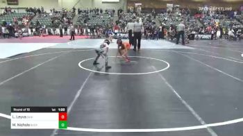 61 lbs Round Of 16 - Liam Leyva, Daniel Cormier Wrestling vs Maddux Nichols, Buckaroo Wrestling Club