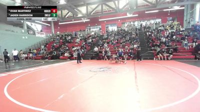 106 lbs Cons. Semi - Evan Martinez, Clint Horizon vs Jaden Harrison, San Elizario