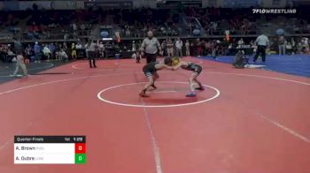 84 lbs Quarterfinal - Austin Brown, Purler Wrestling Academy vs Anthony Oubre, Lone Wolf