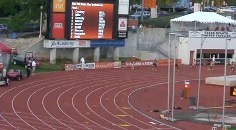 M 800 (Invite- 1:47.58 *Meet Record, 2012 Texas Relays)