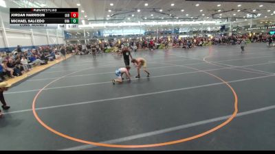 132 lbs Cons. Round 2 - Jordan Harrison, Lake Gibson Braves vs Michael Salcedo, Unattached