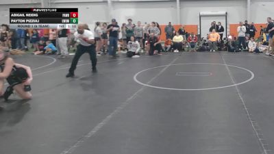 90 lbs Round 1 (6 Team) - Abigail Neidig, PA West Black vs Payton Pizzuli, Lady Warriors United Maroon