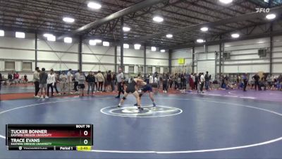 157 lbs Cons. Round 2 - Tucker Bonner, Eastern Oregon University vs Trace Evans, Eastern Oregon University