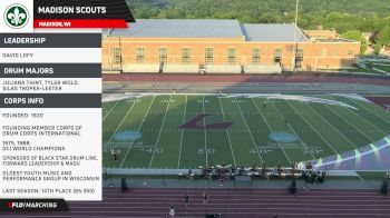 Madison Scouts "MadiSpin" at 2026 River City Rhapsody