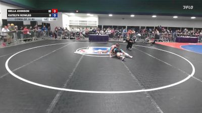 95 lbs Consi Of 16 #2 - Bella Johnson, NC vs Katelyn Rowles, IN
