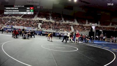 132-D2 Champ. Round 1 - Talitha DuBose, Marcos De Niza High School vs Jenna Wayman, Lee Williams High School