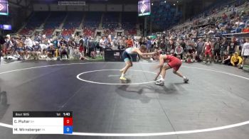 132 lbs Rnd Of 32 - Cayden Pluhar, Ohio vs Max Wirnsberger, Pennsylvania