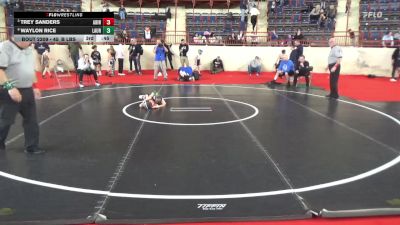 45_B lbs Consi Of 16 #2 - Trey Sanders, Abington Heights vs Waylon Rice, Laurel Highlands