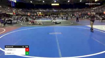 132 lbs Round Of 32 - Carson Jensen, American Falls WC vs Jager Eisch, Askren Wrestling Academy