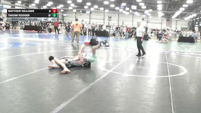 132 lbs Consi Of 32 #1 - Matthew Williams, RI vs Takumi Rodger, NY