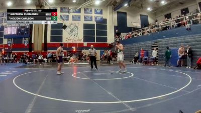 215 lbs Round Of 16 - Matthew Furmanek, McGuffey vs Kolton Carlson, Laurel