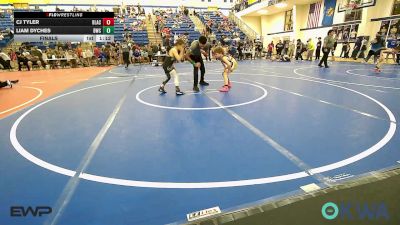 73 lbs Final - CJ Tyler, Black Fox Wrestling vs Liam Dyches, Bartlesville Wrestling Club