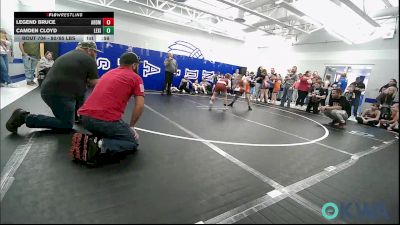 80/85 lbs Quarterfinal - Legend Bruce, ARDMORE TAKEDOWN CLUB vs Camden Cloyd, Lexington Wrestling Club
