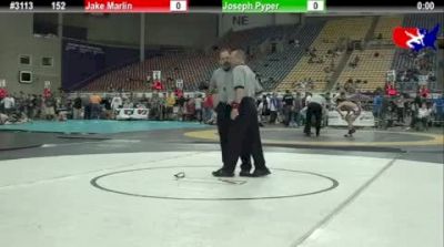 152 lbs champ-round-1 Joseph Pyper AZ vs. Jake Marlin IA