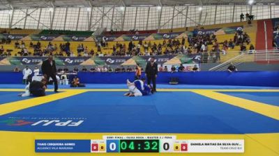 DANIELA MATIAS DA SILVA OLIVEIRA vs THAIS CERQUEIRA GOMES 2026 FPJJ Campeonato Paulista