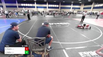 54 lbs Consi Of 8 #2 - Gabriel Myers, LV Bears WC vs Jaxson Hollis, SoCal Hammers