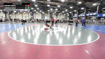 106 lbs Consi Of 8 #1 - Santino Aniska, PA vs Carmello Kolb, OH