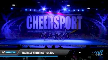 Fearless Athletics - Chaos [2021 L1 Youth - D2 - Small - B Day 2] 2021 CHEERSPORT National Cheerleading Championship