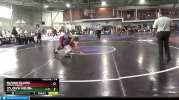 174 lbs Semifinal - Solomon Nielsen, Augsburg vs Dahson Dejong, Cornell College