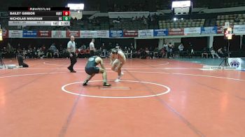 165 lbs Champ Round 1 (16 Team) - Nicholas Menjivar, Greensboro College vs Bailey Gimbor, Kutztown