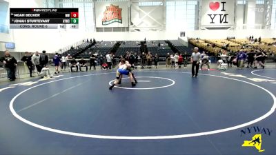138 lbs Cons. Round 6 - Noah Becker, Mexico Wrestling vs Jonah Sturtevant, Adirondack Youth Wrestling Club