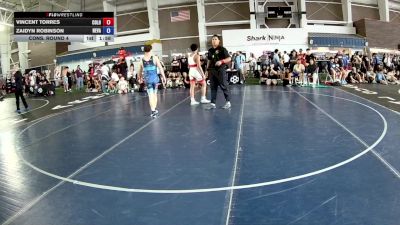 138 lbs Cons. Round 4 - Vincent Torres, Colorado vs Zaidyn Robinson, Nevada